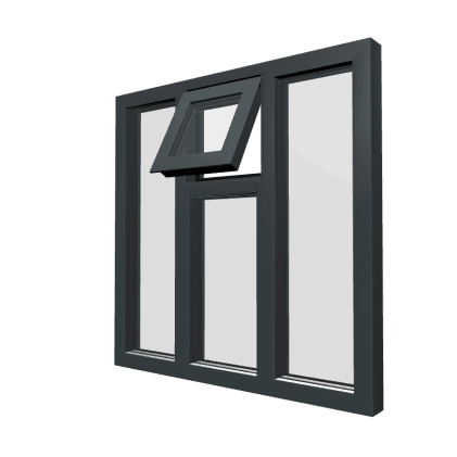 Project 1 Aluminium Casement Square 10 10