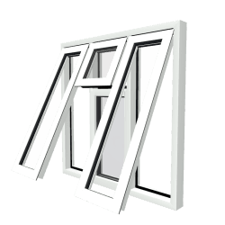 Stijl 46 aluminium raam 6 Project 1 Aluminium Casement Square 10 14