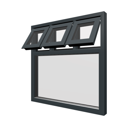 Project 1 Aluminium Casement Square 11 8