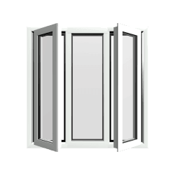 Stijl 42 aluminium raam 6 Project 1 Aluminium Casement Square 12