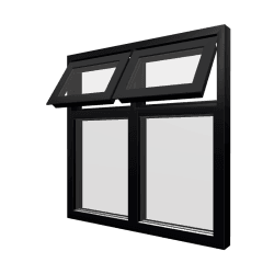 Stijl 21 aluminium raam 5 Project 1 Aluminium Casement Square 14 4