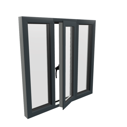 Project 1 Aluminium Casement Square 18 7