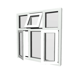 Project 1 Aluminium Casement Square 19 15