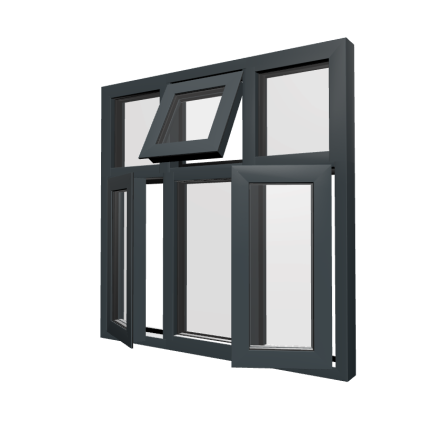 Project 1 Aluminium Casement Square 19 17