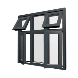 Stijl 53 aluminium raam