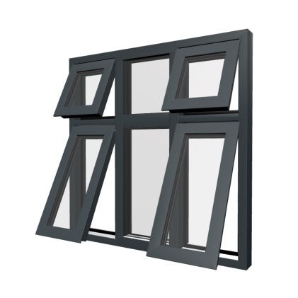 Project 1 Aluminium Casement Square 19 3