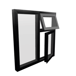 Project 1 Aluminium Casement Square 2 4