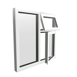 Project 1 Aluminium Casement Square 2 5