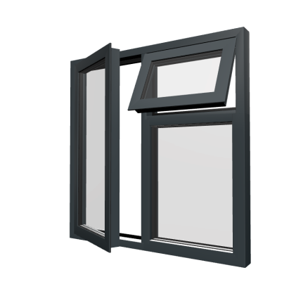 Project 1 Aluminium Casement Square 3 5