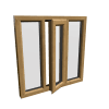 Casement 41R uPVC Window Irish Oak 17 rob upvc PVCu Casement 37 1 3