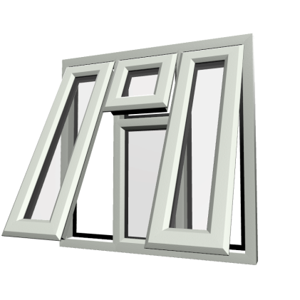 rob upvc PVCu Casement 45 1 1