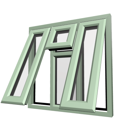 rob upvc PVCu Casement 45 7 1