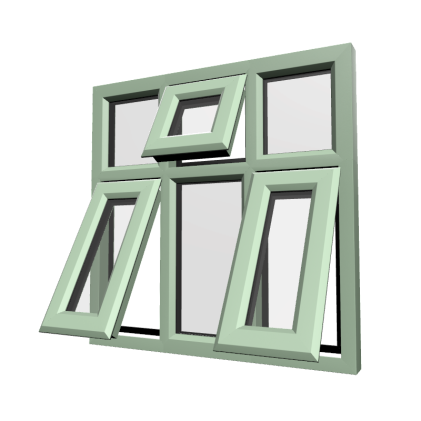 rob upvc PVCu Casement 53 7