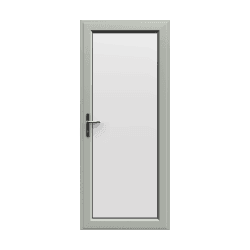 single doors PVCu Residential Open Out 3 1 2